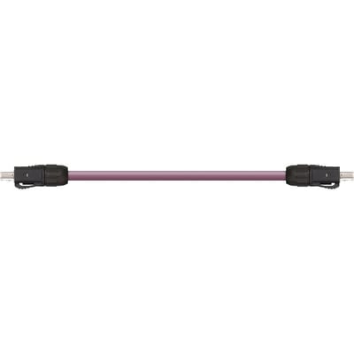 Harnessed SPE cables, PUR 12.5XD, connector A: Harting T1, connector B: Harting T1