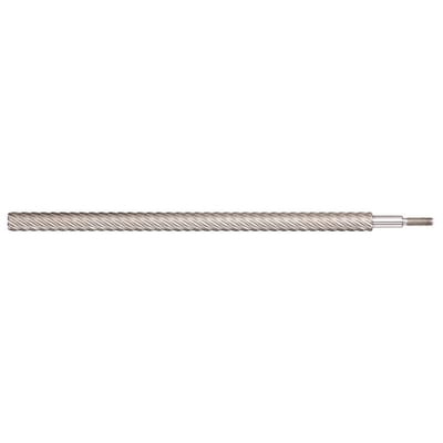 High helix lead screw with machined end for NEMA stepper motor, 490mm