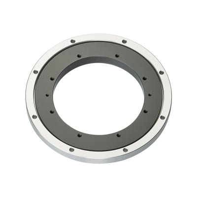 iglide® PRT-04 Slewing Ring with Mounting Ring, Aluminum Housing, iglide® j Sliding Elements