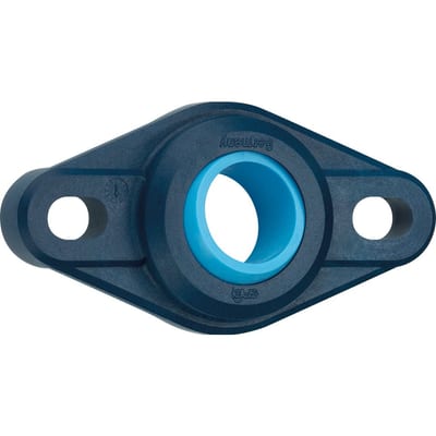 igubal® 2-Hole flange bearing, for the food industry