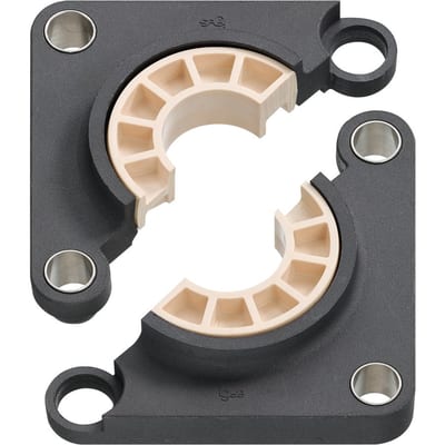 igubal® 4-Hole flange bearing with bearing insert