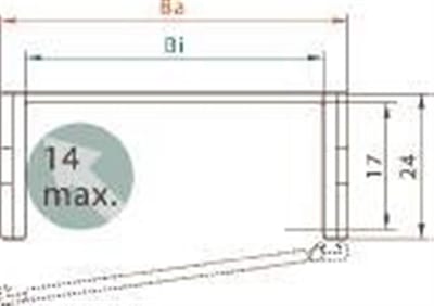 Igus Serie B15 Cable Chain - 17mm, 25mm, 48mm