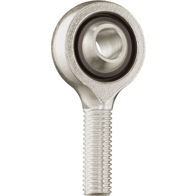 Metallic igubal®rod end with external thread, iglide G inner ring
