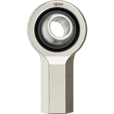 Metallic igubal® rod end with internal thread, iglide X inner ring