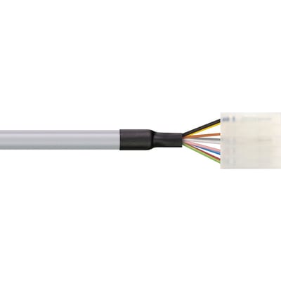 Motor cable & encoder cable with polymer connector