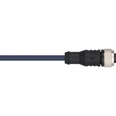 Motor cable with M12 connector