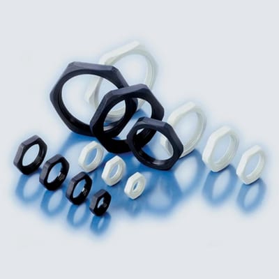 PMA MN Black Hexagonal Lock Nuts