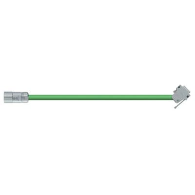 readycable® encoder cable suitable for Control Techniques SS B A H N, base cable PVC 15XD (MAT9440504)
