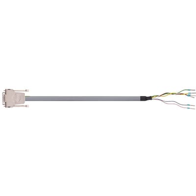 readycable® encoder cable suitable for Festo NEBM-S1G15-E--LE6, base cable PVC 7.5 x d (MAT9722309)