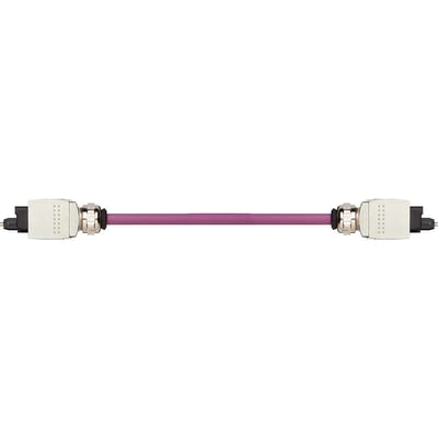 readycable® fibre optic cable according to AIDA Profinet LWL, extension cable 7TH axis, male/male