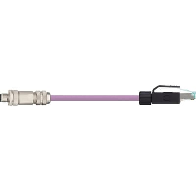 readycable® power cable suitable for Beckhoff ZK1090-6191-4XXX, basic cable, PVC, 12.5XD (MAT9730305)