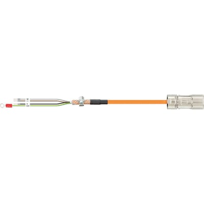 readycable® power cable suitable for Siemens 6FX3_02-5CL01, basic cable, PVC 15XD (MAT9461577)