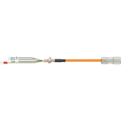 readycable® power cable suitable for Siemens 6FX3_02-5DK32, basic cable, PVC 15XD (MAT9451599)