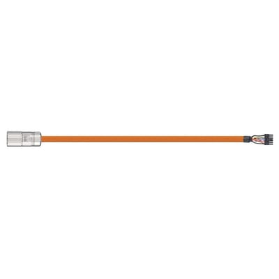 readycable® resolver cable suitable for Berger Lahr IVW3M5102RXXX, base cable, PVC 15 x d (MAT9450403)