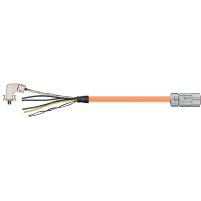 readycable® servo cable suitable for Allen Bradley 2090-CSBM1DE-10AF, base cable PUR 10 x d (MAT9851723)
