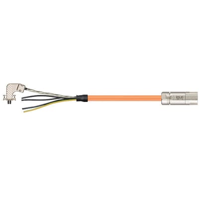 readycable® servo cable suitable for Allen Bradley 2090-CSWM1DE-18AF, base cable PVC 10 x d (MAT9751712)