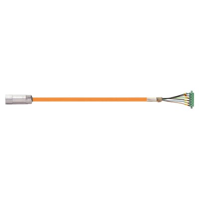 readycable® servo cable suitable for Kollmorgen / Danaher Motion 102579 (5 m), base cable, PVC 15 x d (MAT9450611)