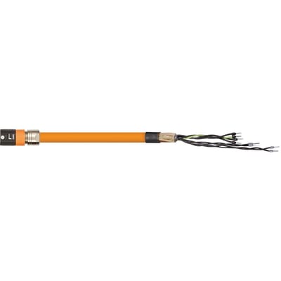 readycable® servo cable, suitable for Wittenstein, Simco CAB-POW-E-S915-FL, base cable PUR 10 x d (MAT9852804)