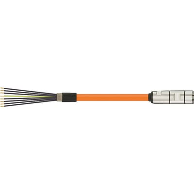 readycable® servo cables suitable for Danfoss I178H1631, basic cable PVC 10XD (MAT9853411)