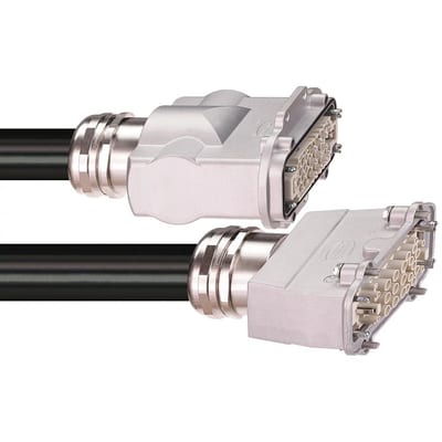 readycable® special servo cable with industrial connector, KUKA, motor cable QUANTEC2 X30/X30.1, PUR 10 x d (MAT904171492)