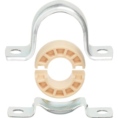 Sheet metal igubal® pillow block bearing with split iglide bearing insert