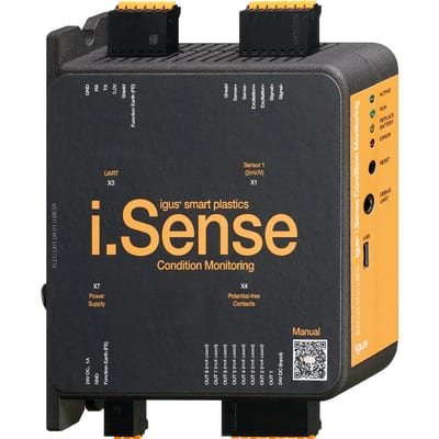 Smart plastics components for the control cabinet