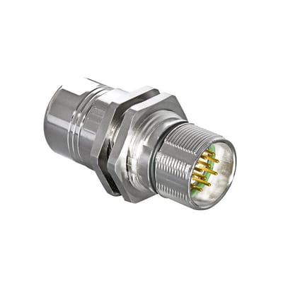 Speedtec connector, series A, M23 coupling with central attachment