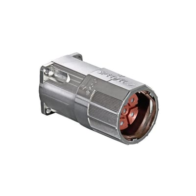 Speedtec connector, series B, M23 standard feed-through with coupling nut
