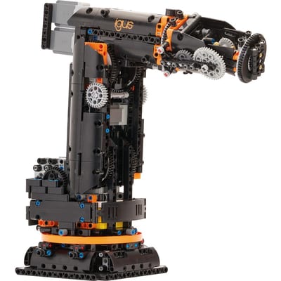 Toy robot made from modular components