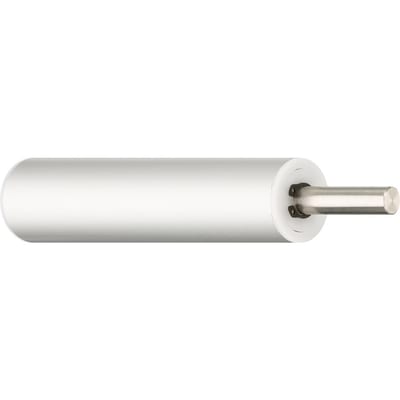 xiros® conveyor roller, clear anodised aluminium tube with centre adapter