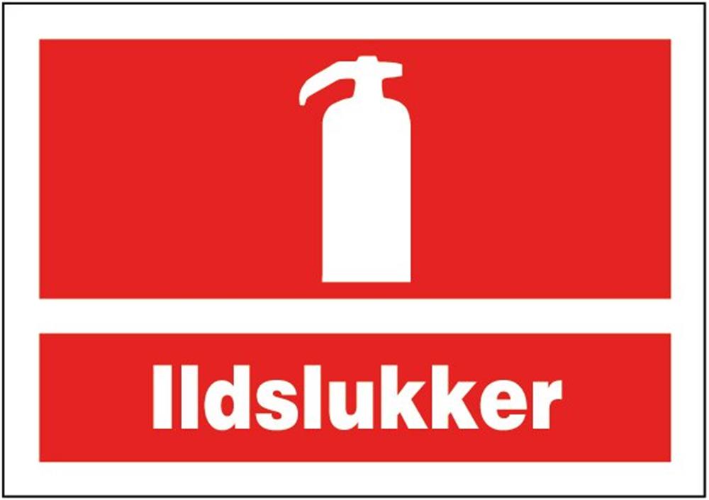 Ildslukker Safety sign - plastic, A4