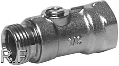 IMI TA 400 Ball Valve Dezincification-Resistant Brass 1/2" Socket/Nipple