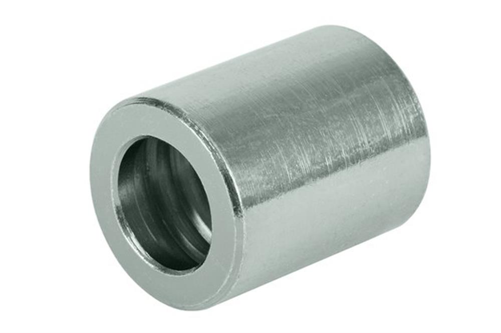 Indunorm XVTE16 Cap smooth galvanized steel - 1", TPXV, Parker 2SN, Parker 2SC