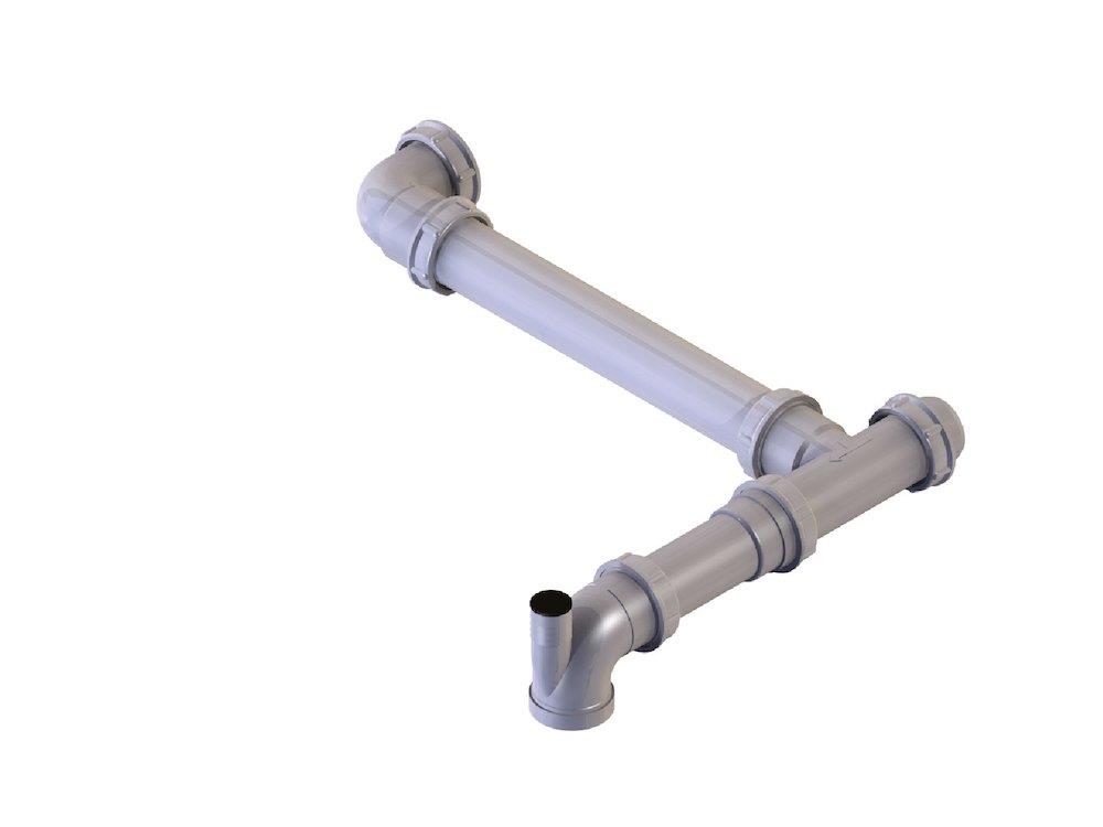 Intra Juvel B1 Branch pipe short - ST/STU6063, AJ4040, Classic A/C
