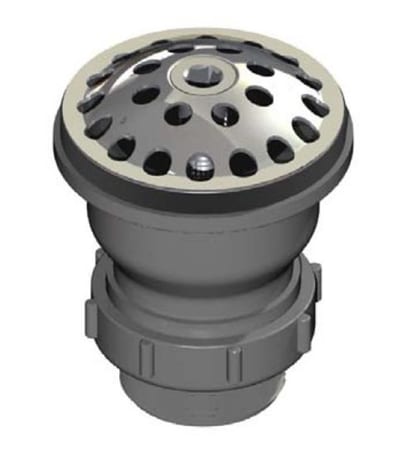 Intra Juvel Bottom Valve with dome strainer - No, VK