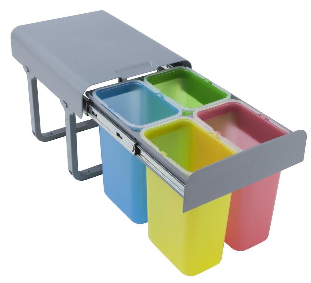 Intra Juvel Ekko 4 Waste Bin with 4 buckets - 4 x 8L