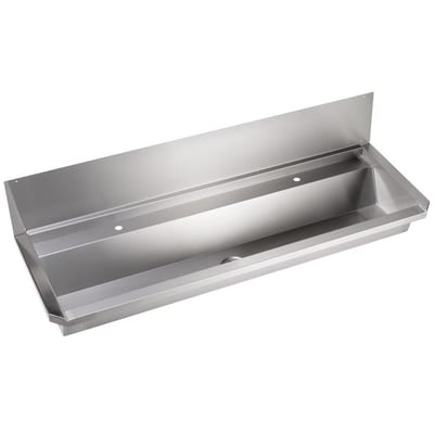 Intra Juvel Sink Ring with backplate Stainless steel - 2800mm, 395mm, 126mm