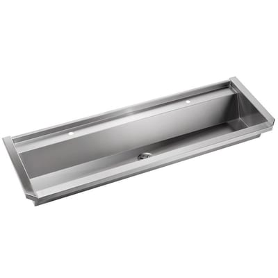 Intra Juvel Sink Ring without backplate Stainless steel - 1800mm, 395mm, 126mm