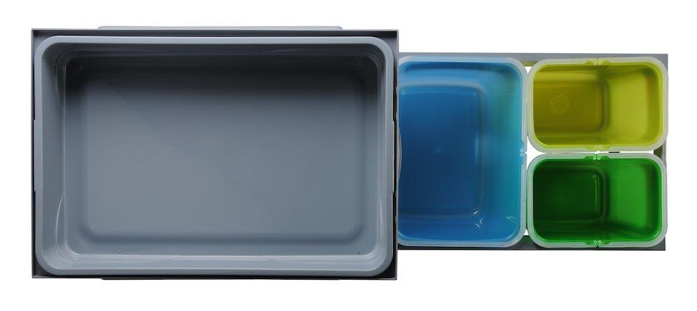 Intra Juvel Tank 40-3 Waste Bin with 3 buckets and pull-out tray - 1X16 2X8L