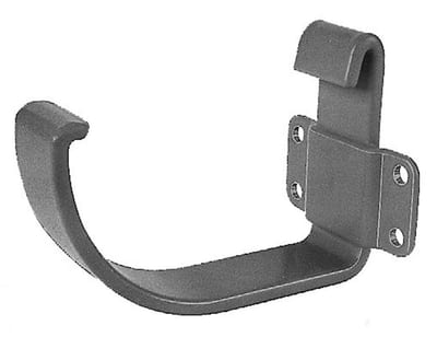 IPA Console Gutter Bracket 1/2 round galvanized - 250mm, 10", Konsol, 4mm, steel, 25mm