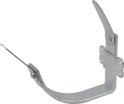 IPA Console Gutter Bracket with full rear seam 1/4 round galvanized - 400mm, 14", Konsol, Zinc, 5mm, 25mm