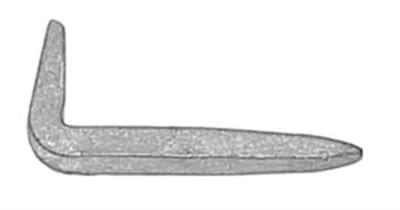 IPA Wall Hook galvanized - steel, 65mm