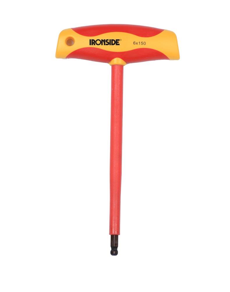Ironside Allen Key T-handle VDE 1000 Volt - 6mm, 150mm