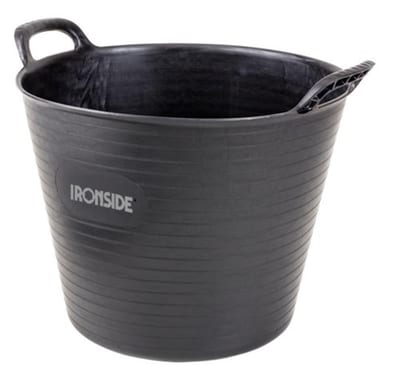 Ironside Bucket flexible black - 42L, LDPE/EVA