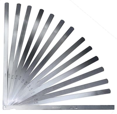 Ironside Feeler Gauge Set 13 pieces steel - 0.05mm, 1mm, 300mm, 102291