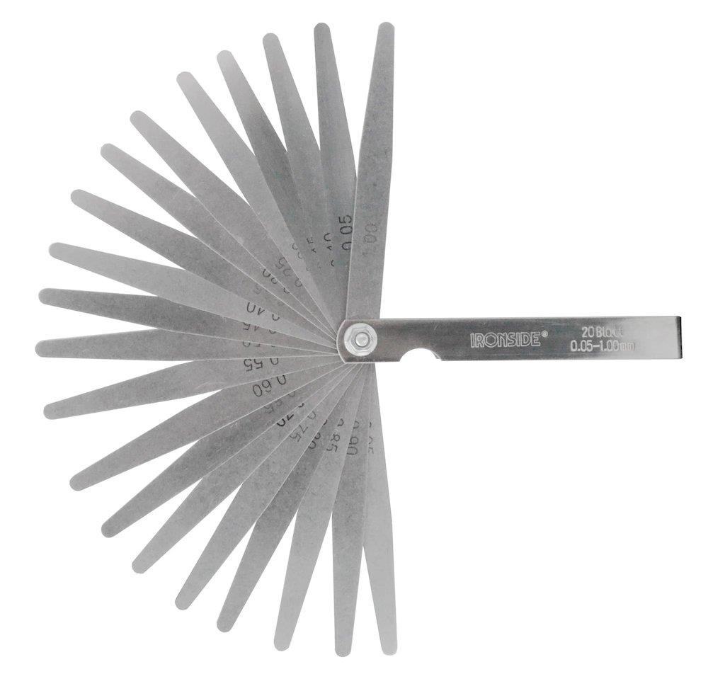 Ironside Feeler Gauge Set 20 blades steel - 0.05mm, 1mm, 200mm, 102288