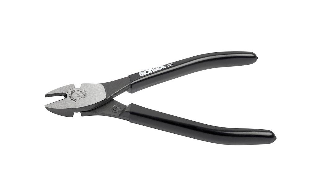 Ironside HD Side Cutting Pliers hardened black finish - 160mm, 100354