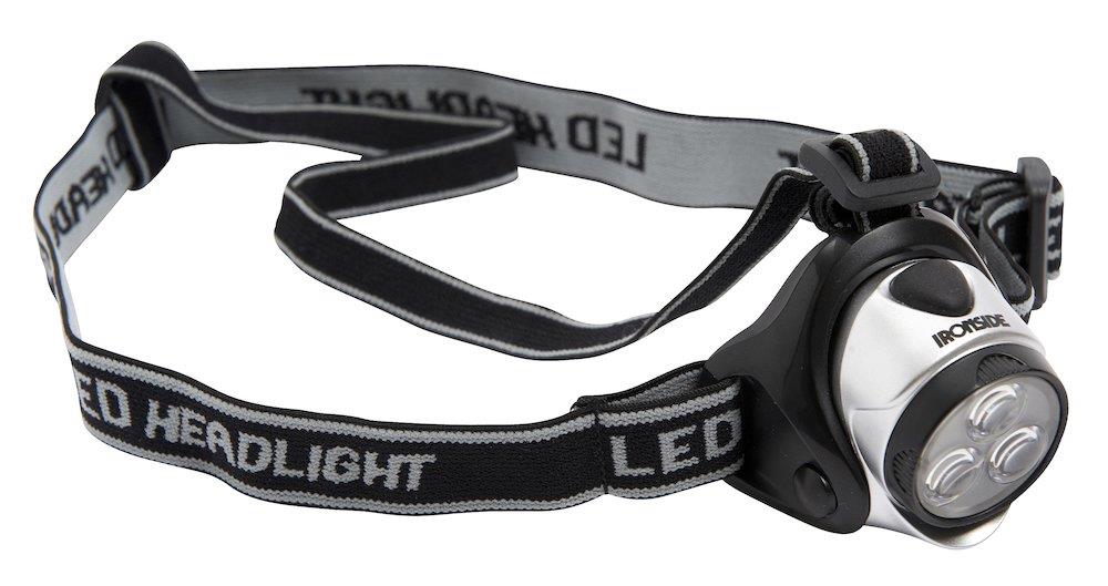 Ironside Headlamp with 3 LED diodes - 2X3V/CR2032, 34LM, No, Battery