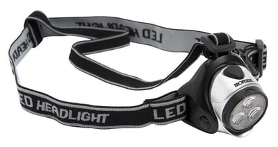 Ironside Headlamp with 3 LED diodes - 2X3V/CR2032, 34LM, No, Battery