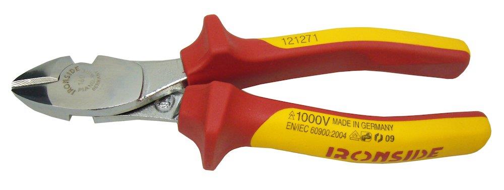 Ironside Heavy Duty Side Cutting Pliers chrome-plated VDE 1000 Volt - 160mm, 121271